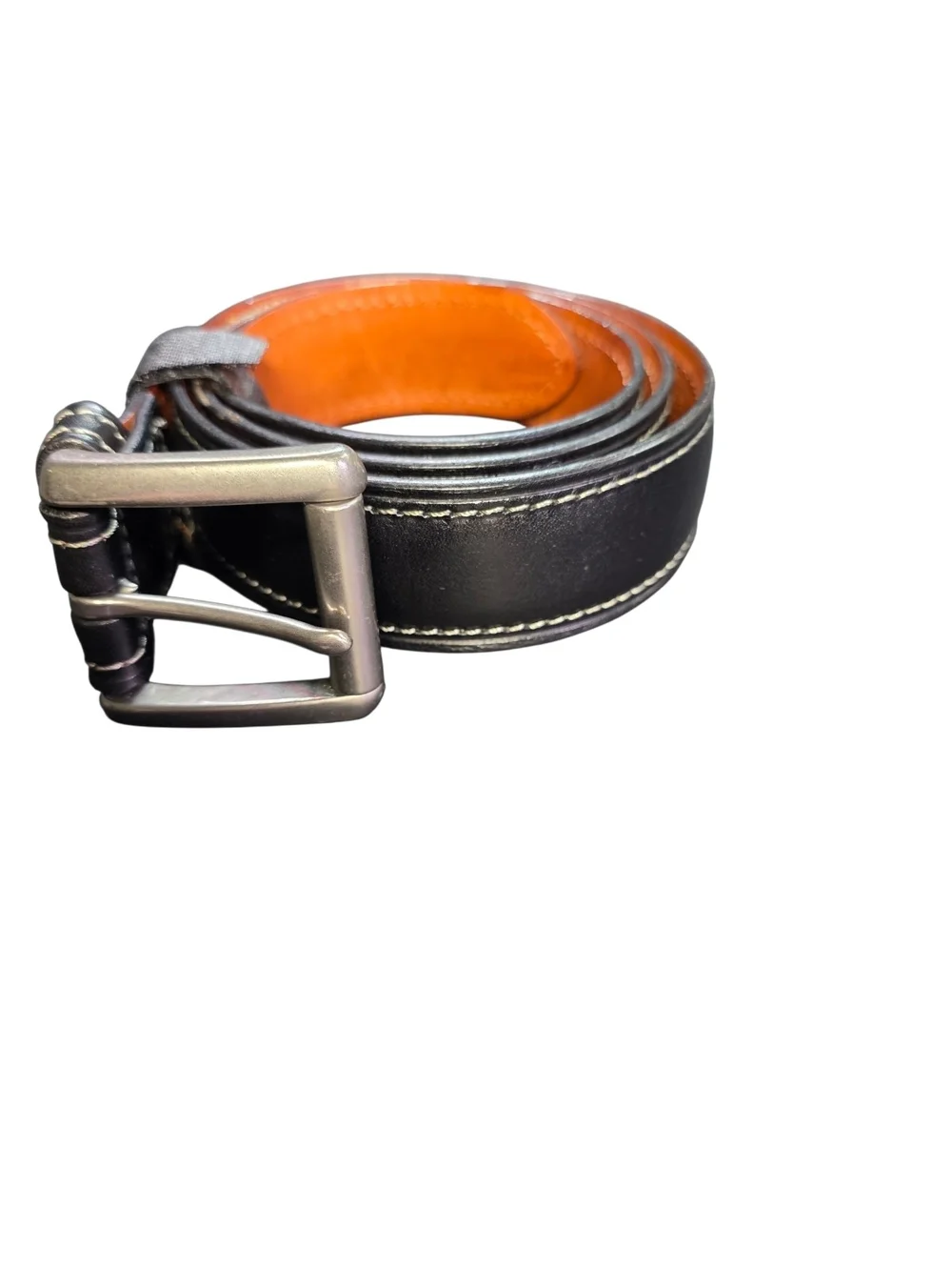 Vintage Coach Leather Black Belt Handcrafted in Turkey Vegetable Tanned 42